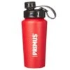 Primus TRAILBOTTLE 0.6L S.S. RED - Trinkflasche -Fernweh Camping 306711001 b trailbottle stainless steel primus 1