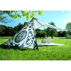 VERBINDBARES SONNENSEGEL ZIP-CANVAS - Tarp -Fernweh Camping 5637945745 i connectable tarp zipcanvas mit aufstellstange bent 24