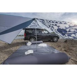 VERBINDBARES SONNENSEGEL ZIP-CANVAS - Tarp -Fernweh Camping 5637945745 l connectable tarp zipcanvas mit aufstellstange bent 24