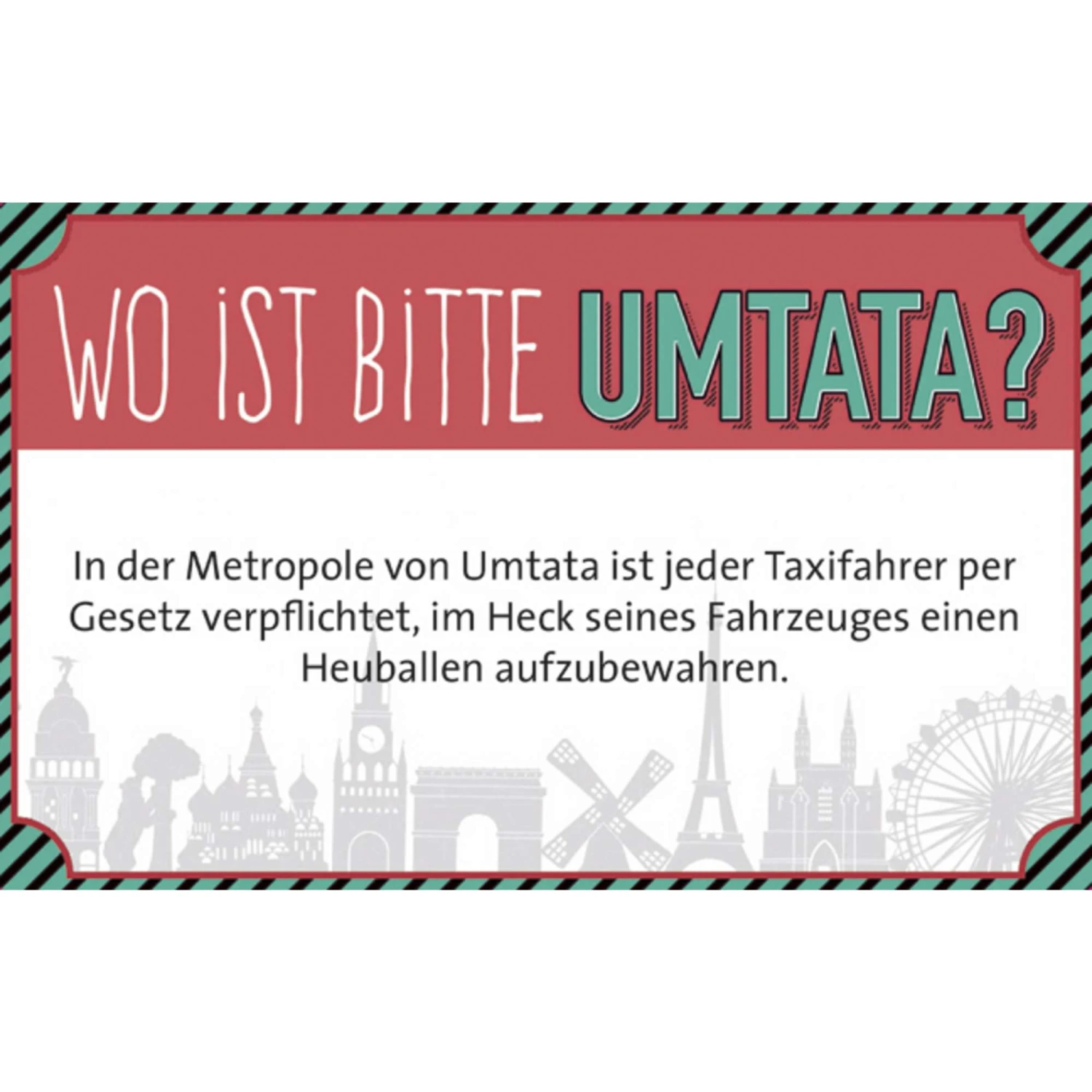 WO IST BITTE UMTATA? - Reisespiel 6 WO IST BITTE UMTATA? - Reisespiel – Bild 4