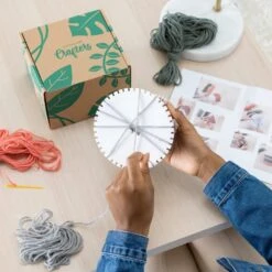 KIKKERLAND KNIT YOUR OWN PLANTER COVER KIT -Fernweh Camping 5637990665 d knit your own planter cover kit kikkerland 24