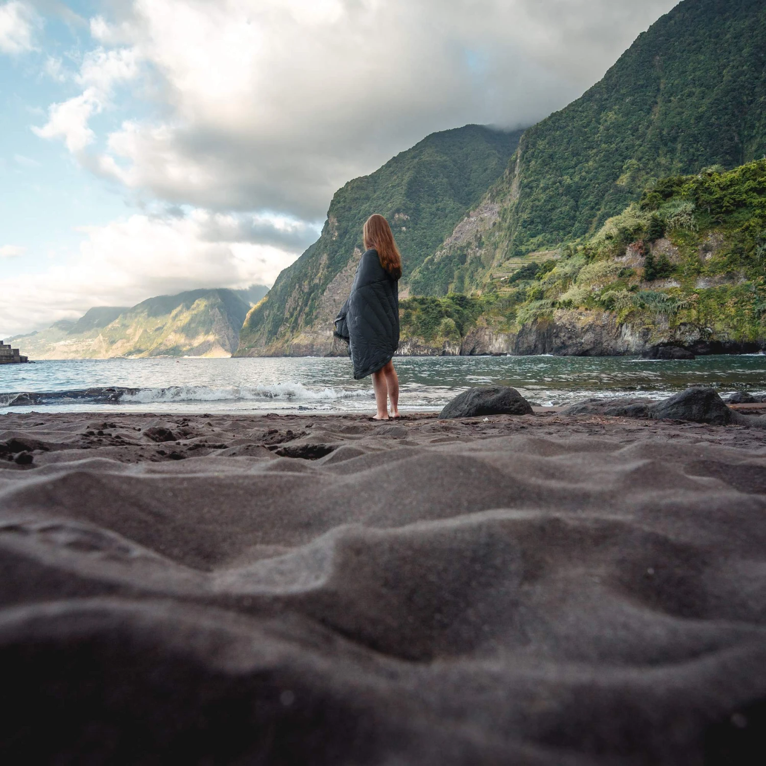 Grüezi Bag BIOPOD DOWNWOOL EXTREME LIGHT 185 BLACK EDITION - Sommerschlafsack – Bild 12