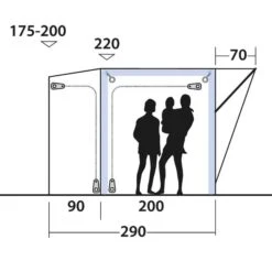 Outwell PARKVILLE 200SA - Busvorzelt 28 Outwell PARKVILLE 200SA - Busvorzelt -Fernweh Camping 5638031663 m parkville 200sa outwell 24