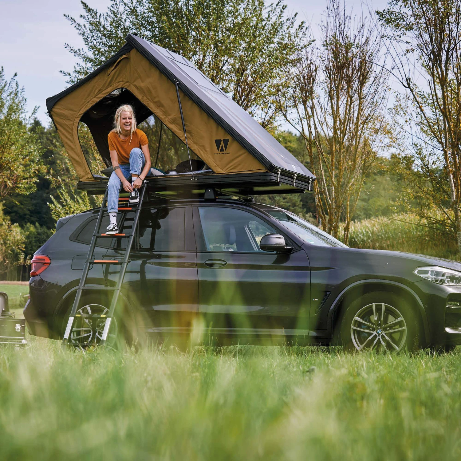 ALUMINUM HARD SHELL ROOF TENT CUMARU 135 - Dachzelt – Bild 14