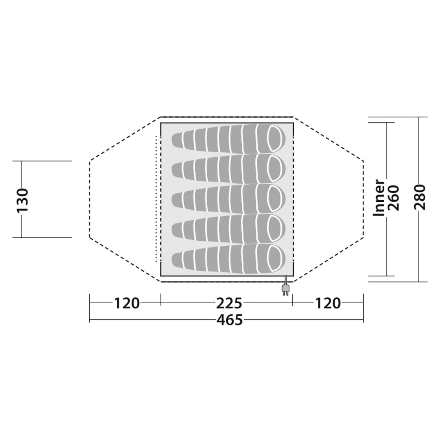 Robens COBRA STONE 5 - Familienzelt 13 Robens COBRA STONE 5 - Familienzelt – Bild 11