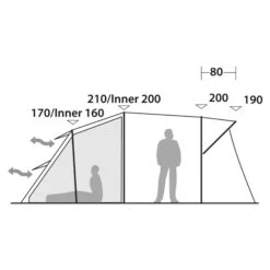 Robens WOLF MOON 5XP - Familienzelt -Fernweh Camping 5638037126 k wolf moon 5xp robens 24