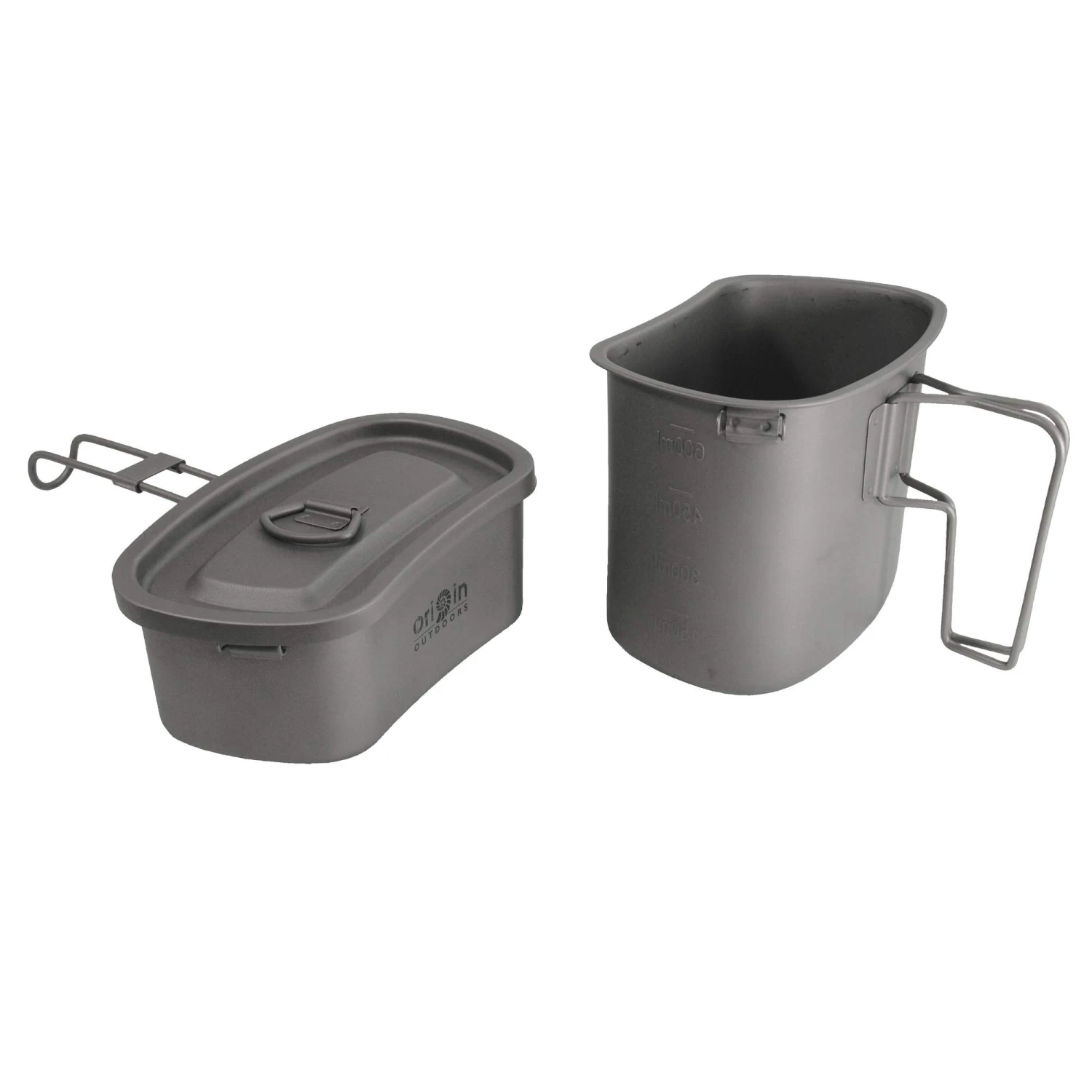 Origin Outdoors TITAN CAMPING-TOPFSET - Kochtopf 3 Origin Outdoors TITAN CAMPING-TOPFSET - Kochtopf